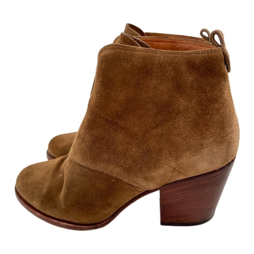 Marc Marc Jacobs Crosta ankle booties size 38 brown suede zip up western boots - Picture 5 of 11
